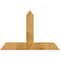 Ekena Millwork Portland Rough Sawn Timber Gable Bracket, Western Red Cedar, 48"W x 32"H x 2"D x 6"F, 16/12 Pitch GBW048X32X0206POR00RWR - alternate 1